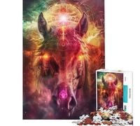Jigsaw Puzzles 1000 Pieces for Teenagers Ancient Horse Ritual Puzzle for Adults Hands-on Game Difficult Hard Stress Reduction Gifts (Size 38x52cm)