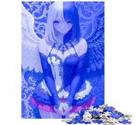 Jigsaw Puzzles 1000 Pieces for Teenagers Angel ﹨u Demon Anime Girl Educational Challenge But Fun And Humorous DIY Toys for And from 14 Years And over (38x26cm)