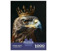 Jigsaw Puzzles 1000 Pieces for Teenagers Animal Eagle King Adult Jigsaw Hands-on Game Presents for Women for Birthday, Chrismas 52x38cm/1000pcs