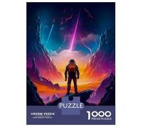 Jigsaw Puzzles 1000 Pieces for Teenagers Astronaut Colorful View Teenager Puzzles Relax Games Stress Reliever Deal As Gifts for The Whole Family 70x50cm/1000pcs