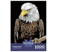 Jigsaw Puzzles 1000 Pieces for Teenagers Bald Eagle Bird Wildlife Puzzles for Adults Relaxing Games Stress Reliever Help The Brain Exercise 52x38cm/1000pcs