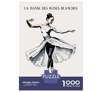 Jigsaw Puzzles 1000 Pieces for Teenagers Ballet Dancer in White Tutu Jigsaws for Adults Relax Games Staycation Kill Time Help The Brain Exercise 70x50cm/1000pcs