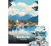 Jigsaw Puzzles 1000 Pieces for Teenagers Bariloche, Argentina Learning Educational Toys Hands-on Game For Family Fun Gifts Ideas (Size 50x75cm)