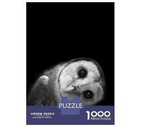 Jigsaw Puzzles 1000 Pieces for Teenagers Barn Owl Portrait Puzzles for Adults Relaxing Games Stress Reliever Help The Brain Exercise 70x50cm/1000pcs