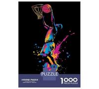 Jigsaw Puzzles 1000 Pieces for Teenagers Basketball Dunk Artwork Adult Jigsaw Hands-on Game Presents for Women for Birthday, Chrismas 70x50cm/1000pcs