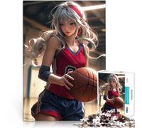 Jigsaw Puzzles 1000 Pieces for teenagers Basketball Maiden Girl Entspannungsspiele Verbessern Sie das Gedächtnis52x38cm