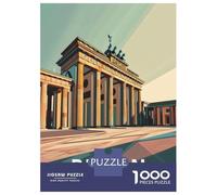 Jigsaw Puzzles 1000 Pieces for Teenagers Berlin Brandenburg Gate Jigsaw Puzzle Fun Games Hand Speed Race Unique Birthday And Gifts 70x50cm/1000pcs