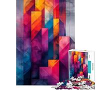 Jigsaw Puzzles 1000 Pieces for Teenagers Block Geometric Art Help The Brain Exercise Analysis And Logic Fun Games for And 14 Years And over (50x75cm)