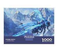 Jigsaw Puzzles 1000 Pieces for Teenagers Blue Ice Giant Bee Adult Jigsaw Puzzle Fun Games Improve Memory Help The Brain Exercise 52x38cm/1000pcs