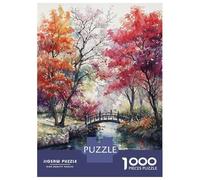 Jigsaw Puzzles 1000 Pieces for Teenagers Bridge to Fall Puzzle for Adults Brain Teaser Game Stress Reliever for Birthday, Chrismas 38x26cm/1000pcs