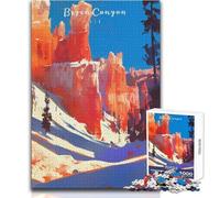 Jigsaw Puzzles 1000 Pieces for Teenagers Bryce Canyon Family Fun & Game Night Difficult Hard Anti-Stress Toys Size 38x52cm