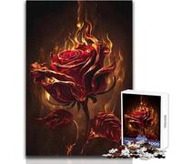 Jigsaw Puzzles 1000 Pieces for Teenagers Burning Love V Perfect for Relaxing Evenings Tight Fit Precision Cut Play Toy Size 38x52cm