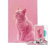 Jigsaw Puzzles 1000 Pieces for Teenagers Cat In Glitter And Diamond Jigsaw 1000 Pieces Home Decoration Toys Wall Decoration Deal As Gifts for The Whole Family (50x75cm)