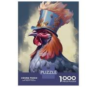 Jigsaw Puzzles 1000 Pieces for Teenagers Chicken Engaging Puzzle for Adults Family Games Enhance Memory Deal As Gifts for The Whole Family 38x26cm/1000pcs