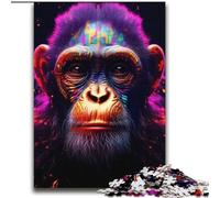 Jigsaw Puzzles 1000 Pieces for Teenagers Chimpanzee in Borderlands Brainteaser Family Games Analysis And Logic Educational Toy (size 38x52cm)