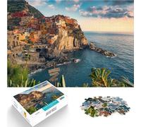 Jigsaw Puzzles 1000 Pieces for teenagers Cinque Terre viewpoint Lernspielzeug Geeignet für die Schreibtischdekoration52x38cm