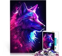 Jigsaw Puzzles 1000 Pieces for teenagers colorful white wolf Educational Games DIY Toys is ideal as gifts for the whole family 50x70cm