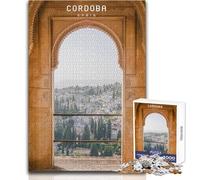 Jigsaw Puzzles 1000 Pieces for Teenagers Cordoba Family Fun & Game Night Difficult Hard Anti-Stress Toys Size 50x75cm