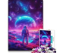Jigsaw Puzzles 1000 Pieces for Teenagers Cosmic Contemplation Challenging Game Toys Pattern Assembly Gifts Ideas (38x52cm)