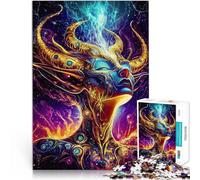 Jigsaw Puzzles 1000 Pieces for teenagers Cosmic Energy Demon For Family Fun Every Piece is Unique - Challenging Family Fun Game 26x38cm