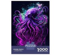Jigsaw Puzzles 1000 Pieces for Teenagers Cosmic Fantasy Octopus Puzzles for Adults DIY Toys Precision Cutting Help The Brain Exercise 70x50cm/1000pcs