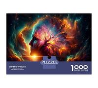 Jigsaw Puzzles 1000 Pieces for Teenagers Cosmic Mind Art Print Puzzle for Adults Family Games Enhance Memory Deal As Gifts for The Whole Family 70x50cm/1000pcs