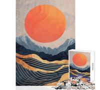 Jigsaw Puzzles 1000 Pieces for Teenagers Crimson Sphere Family Game Learning Educational Educational Toy Artists Collection, Fine Art (38X52CM)