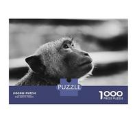 Jigsaw Puzzles 1000 Pieces for Teenagers Curious Monkey Portrait Jigsaw Puzzle Fun Games For Family Fun Deal As Gifts for The Whole Family 38x26cm/1000pcs