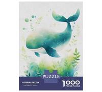 Jigsaw Puzzles 1000 Pieces for Teenagers Cute Flying Whale Puzzle for Adults Brain Teaser Game Stress Reliever for Birthday, Chrismas 70x50cm/1000pcs