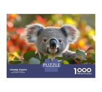 Jigsaw Puzzles 1000 Pieces for Teenagers Cute Koala Portrait in Eucalyptus Tree Jigsaws for Adults Relaxing Games Analysis And Logic for Birthday, Chrismas 52x38cm/1000pcs
