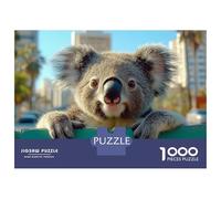 Jigsaw Puzzles 1000 Pieces for Teenagers Cute Koala Portrait Puzzle for Adults Brain Teaser Game Stress Reliever for Birthday, Chrismas 52x38cm/1000pcs