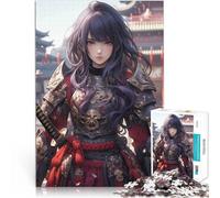 Jigsaw Puzzles 1000 Pieces for teenagers Cute Ninja Samurai Girl Difficult and Challenge deal as gifts for the whole family 26x38cm