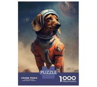 Jigsaw Puzzles 1000 Pieces for Teenagers Dachshund Mars Teenager Puzzles Relax Games Stress Reliever Deal As Gifts for The Whole Family 52x38cm/1000pcs