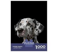 Jigsaw Puzzles 1000 Pieces for Teenagers Dalmatian Dog Portrait Puzzles for Adults DIY Toys Precision Cutting Help The Brain Exercise 52x38cm/1000pcs