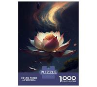 Jigsaw Puzzles 1000 Pieces for Teenagers Dancing Lotus Flower Oasis Puzzle for Adults Brain Teaser Game Stress Reliever for Birthday, Chrismas 70x50cm/1000pcs