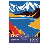 Jigsaw Puzzles 1000 Pieces for Teenagers Denali National Park Print Adult Jigsaw Hands-on Game Presents for Women for Birthday, Chrismas 38x26cm/1000pcs