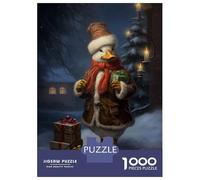 Jigsaw Puzzles 1000 Pieces for Teenagers Duck Xmas Sweet Jigsaws for Adults Fun Games Perfect Decoration Unique Birthday And Gifts 52x38cm/1000pcs
