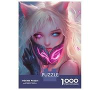 Jigsaw Puzzles 1000 Pieces for Teenagers Enchanted Fox Maiden Jigsaws for Adults Toy Wall Decor Analysis And Logic Help The Brain Exercise 38x26cm/1000pcs