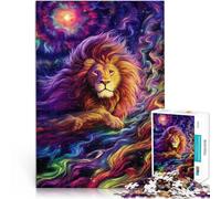 Jigsaw Puzzles 1000 Pieces for teenagers Enlightened Lion Stressabbau-Spielzeug Geburtstagsgeschenk, Geschenke, Wandkunst52x38cm