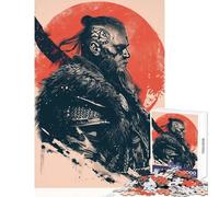 Jigsaw Puzzles 1000 Pieces for Teenagers Epic Viking Warrior Family Game Learning Educational Educational Toy Artists Collection, Fine Art (38X52CM)
