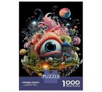 Jigsaw Puzzles 1000 Pieces for Teenagers Fantasy Artwork Surreal Eye Landscape Jigsaw Puzzle Relaxing Games Analysis And Logic Stress Reduction Gifts 38x26cm/1000pcs