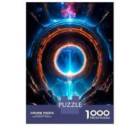 Jigsaw Puzzles 1000 Pieces for Teenagers Fantasy Spaceship Puzzles for Adults Relaxing Games Stress Reliever Help The Brain Exercise 38x26cm/1000pcs