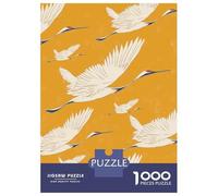Jigsaw Puzzles 1000 Pieces for Teenagers Flying Cranes Pattern Jigsaws for Adults Relax Games Staycation Kill Time Help The Brain Exercise 70x50cm/1000pcs