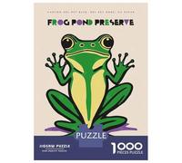 Jigsaw Puzzles 1000 Pieces for Teenagers Frog Pond Preserve Jigsaw Puzzle Fun Games For Family Fun Deal As Gifts for The Whole Family 70x50cm/1000pcs