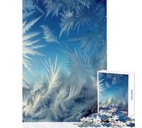 Jigsaw Puzzles 1000 Pieces for Teenagers Frost Patterns on Glass Home Decoration Toys Art Work Gift Fun Games Train Your Brain And Hands Size 38x52cm