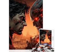 Jigsaw Puzzles 1000 Pieces for Teenagers Future Man Vs Machine Educational Toy Birthday Gifts Educational Games Help The Brain Exercise size 38x26cm