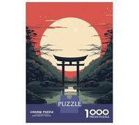 Jigsaw Puzzles 1000 Pieces for Teenagers Gate Secret Puzzles for Adults DIY Toys Precision Cutting Help The Brain Exercise 52x38cm/1000pcs