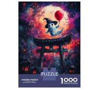 Jigsaw Puzzles 1000 Pieces for Teenagers Ghostly Flight in Japan Jigsaw for Adults Toy Wall Decor Precision Cutting Stress Reduction Gifts 52x38cm/1000pcs