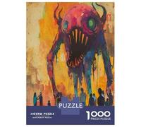 Jigsaw Puzzles 1000 Pieces for Teenagers Giant Monster Art Print Jigsaw Puzzle Relaxing Games Analysis And Logic Stress Reduction Gifts 70x50cm/1000pcs