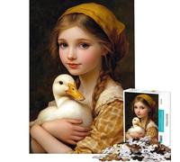Jigsaw Puzzles 1000 Pieces for Teenagers Girl with Duck Fun at Home Activities, Presents for Women Family Games for And from 14 Years And over (50x75cm)
